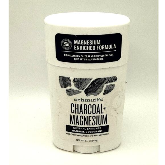 Schmidt's Natural Deodorant Charcoal + Magnesium 1.7 oz (48g) - Picture 2 of 5